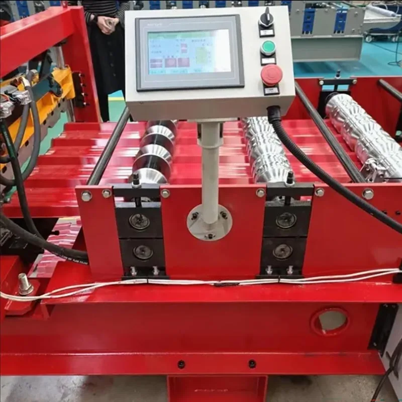 910 Kulay ng bakal na roll na bumubuo ng makina