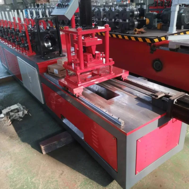 Light steel snap-lock framing machine